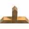 Ekena Millwork Portland Rough Sawn Timber Gable Bracket, Western Red Cedar, 36"W x 24"H x 6"D x 6"F, 16/12 Pitch GBW036X24X0606POR00RWR - alternate 5